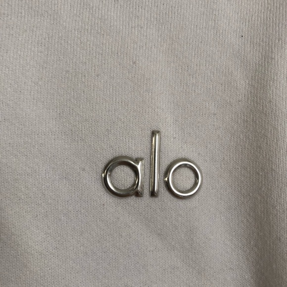 Alo Yoga Accolade Crew Neck Pullover White S - Picture 6 of 15